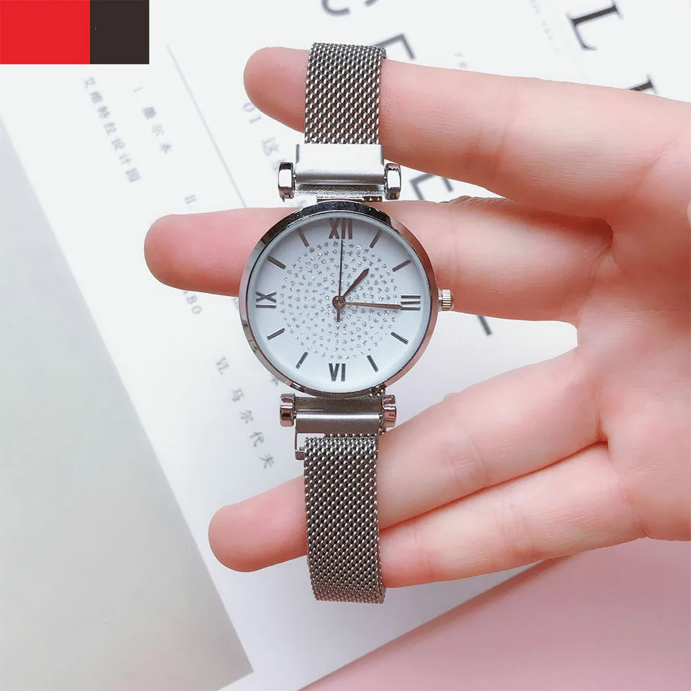 Брендовые прямые поставки Классические кварцевые модные часы для женщин подарок