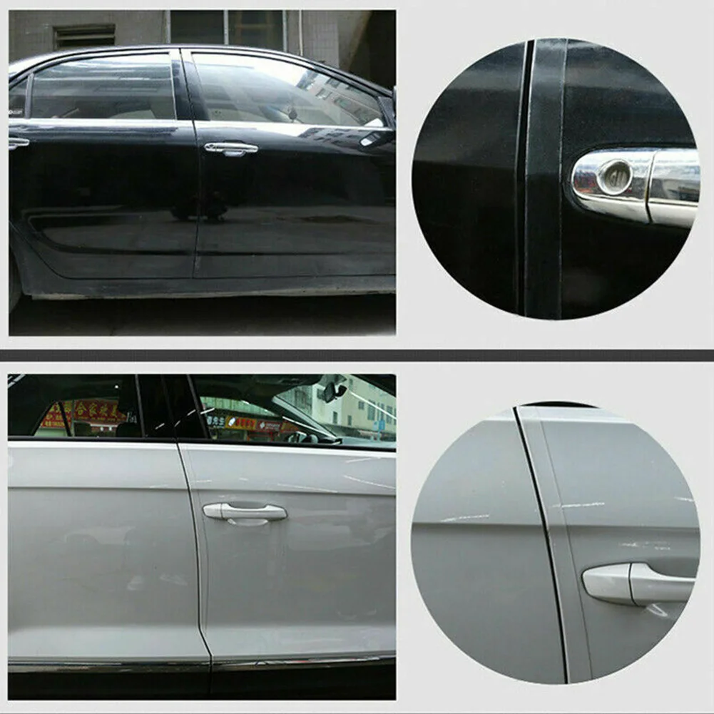 

Protector Sill Scuff Cover Car Door Plate Sticker Bumper Body Anti Scratch Strip Car Door Stickers Bumpers Interior Accessories