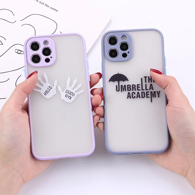 

The Umbrella Academy Phone Case for iPhone 12 Mini 11 Pro X XS Max XR 8 7 6 6s Plus Hard Matte Back Cover Fundas