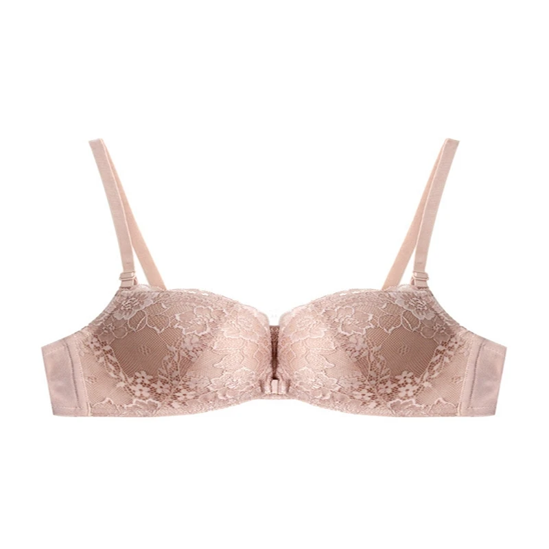 

Backstrom Womens Underwear Intimates No Rims Bra Front Buckle Lace Bralette Thick Gather Zero Bondage Sexy Beautiful Beauty
