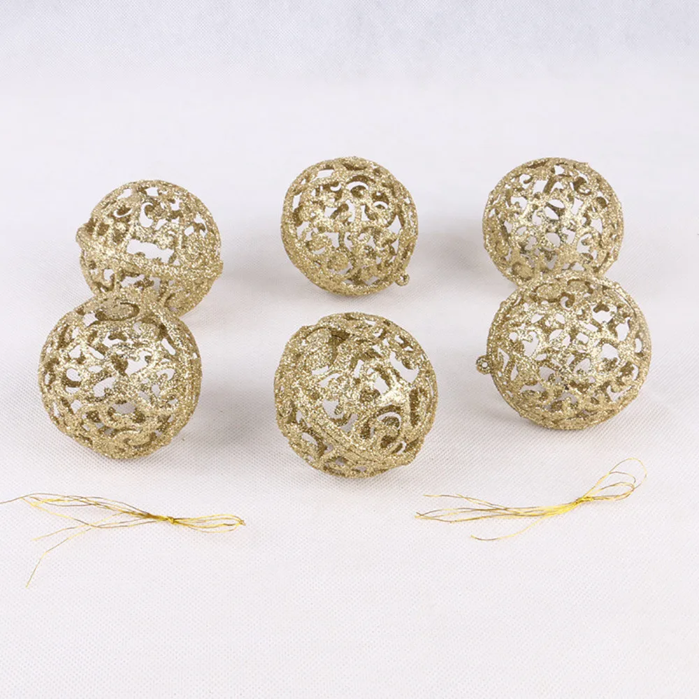 6 шт см Рождественская елка шар-безделушка подвесное украшение для домашней