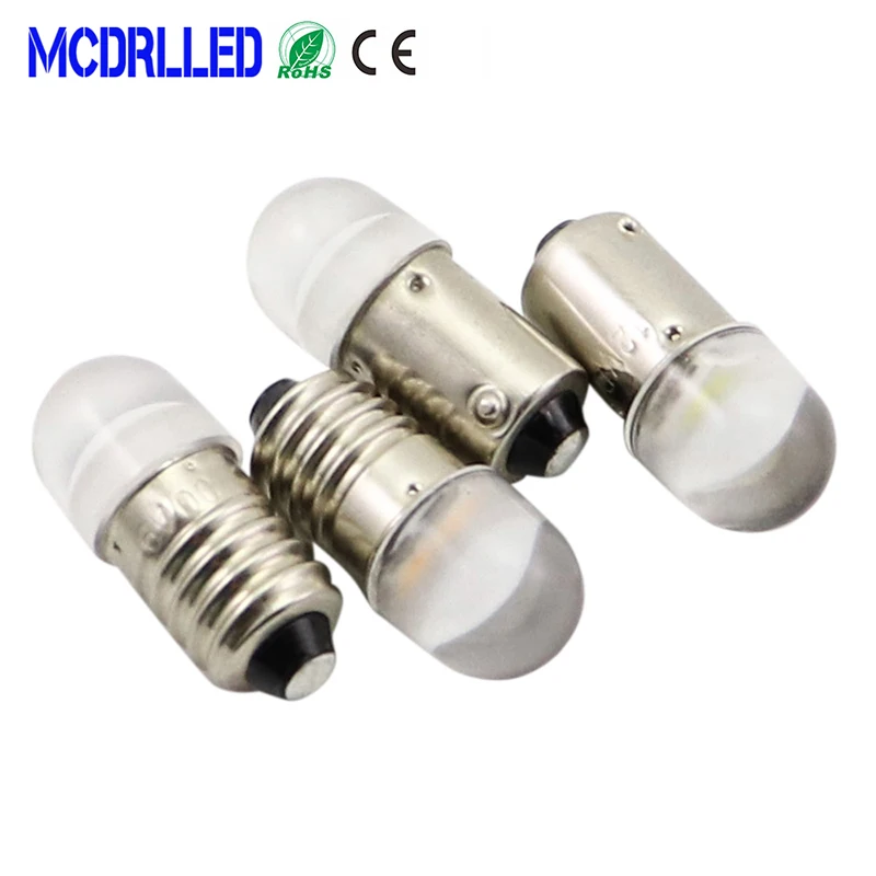 Светодиодный фонарь Mcdrl E10 T4W BA9S 10 шт. светодиодный для салона 0 5 Вт белый красный