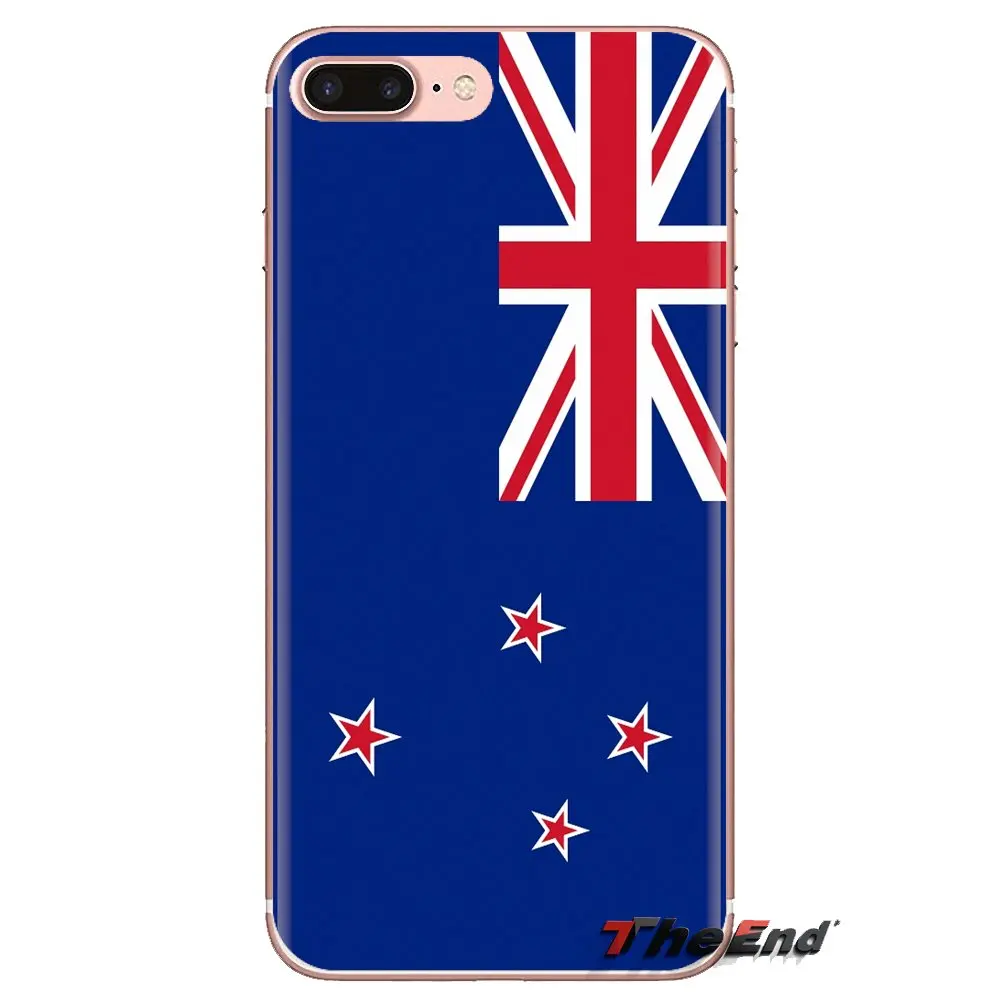 Силиконовый Корпус чехол новый национальный флаг Новой Зеландии баннер для Samsung