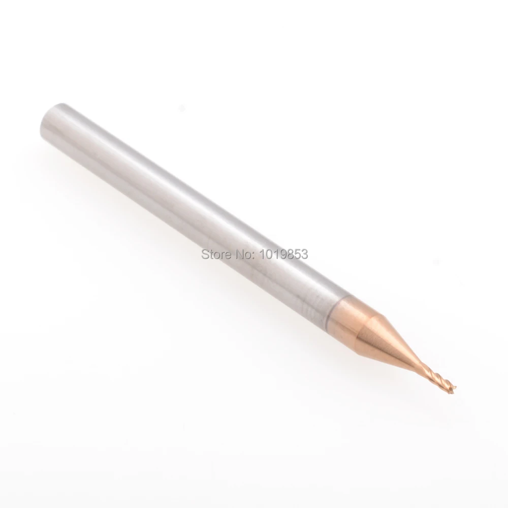5pcs SLONS for 55HRC steel 1mm or 1.5 2mm 2.5 3 4 5mm 6mm CNC milling cutter solid tungsten carbide end mill | Инструменты