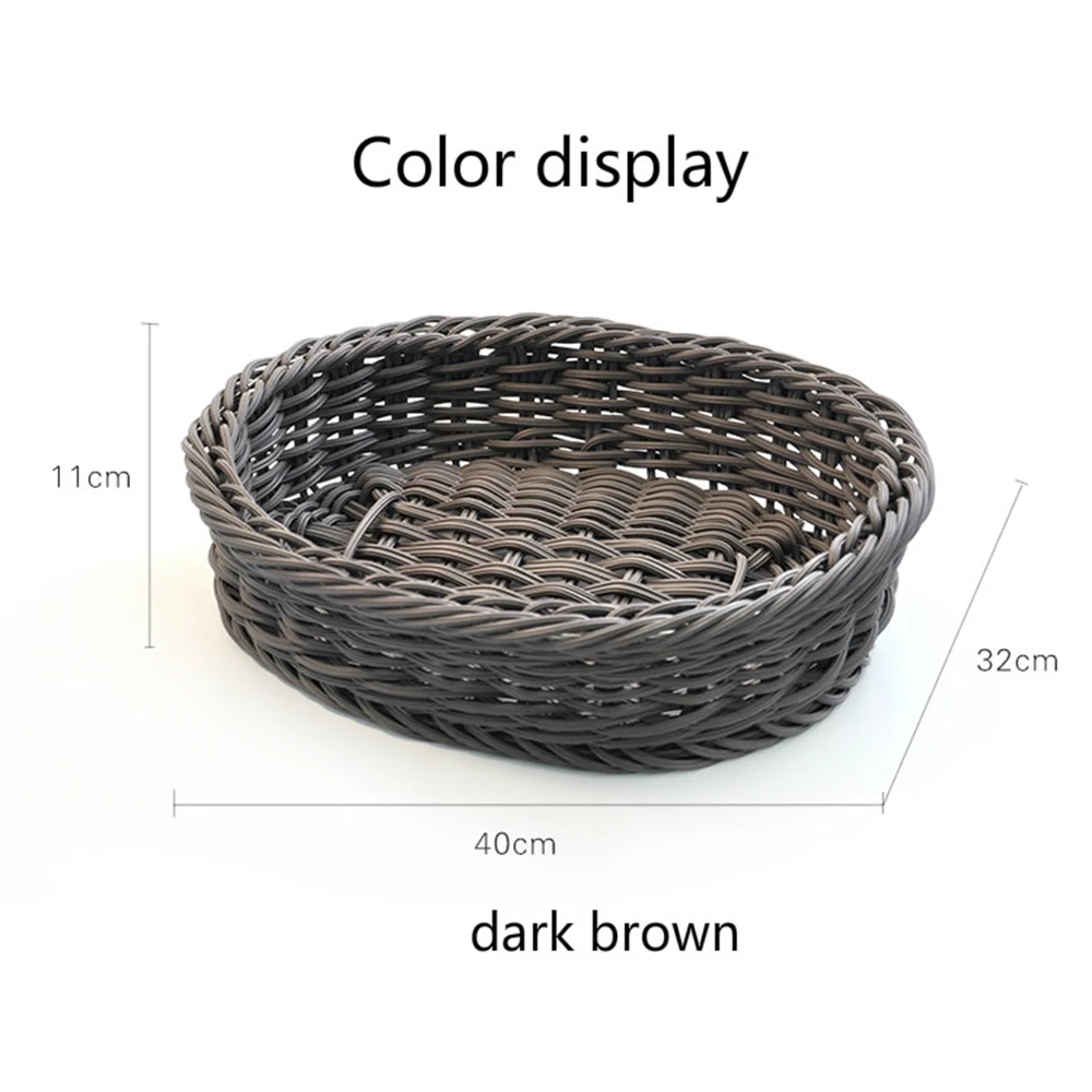 Корзина для фруктов и овощей стеллаж супермаркета ротанговая корзина круглая