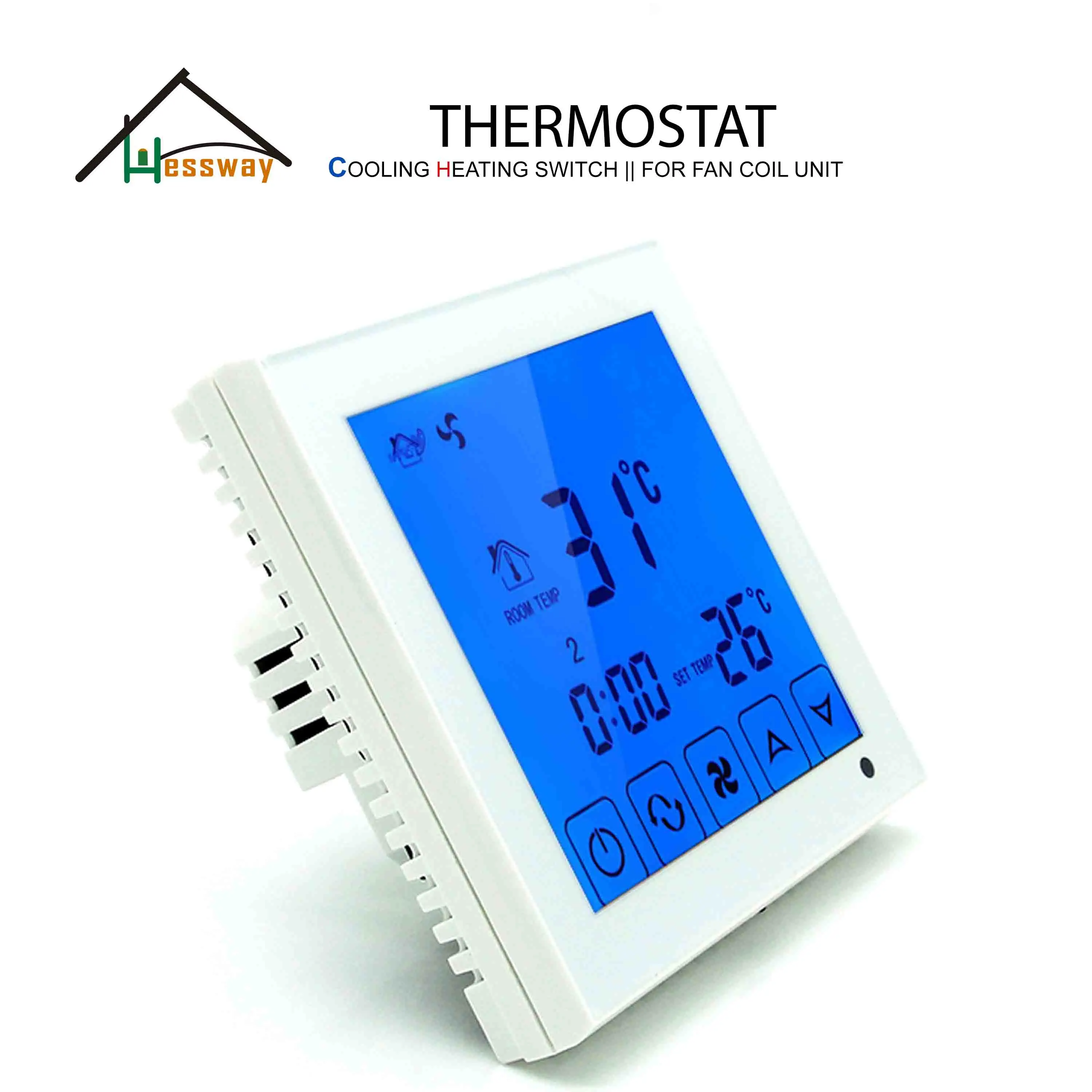 HESSWAY скидка 2 трубки вентилятор катушка термостат регулятор температуры для