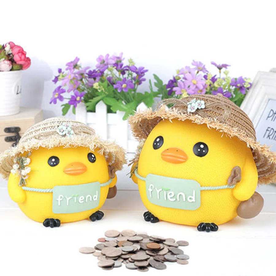 Персонализированные милые детские смолы копилка коробка копилки банка экономия