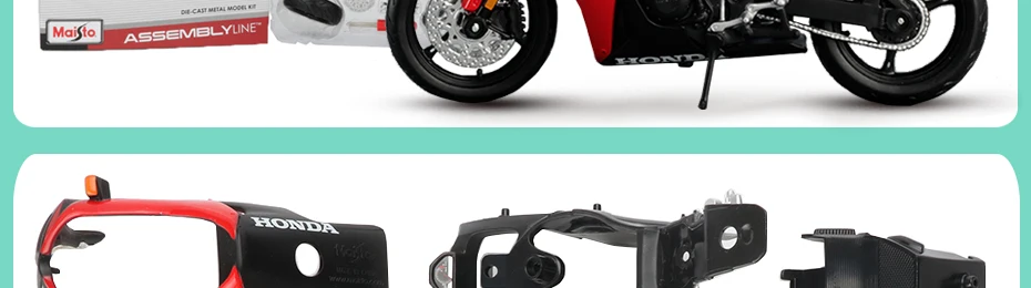 Maisto 1:12 сплав мотор модель велосипеда головоломка игрушка сборка мотоцикл CBR 1000RR Коллекция украшения игрушки для детей