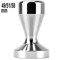 49mm 51mm 58mm coffee tamper stainless steel home espresso latte art pressure coffee hammer flat powder bean press maker tools
