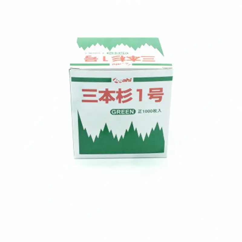 1000 шт./упак. зеленые листья японская кухня суши Декор сашими декоративная тарелка