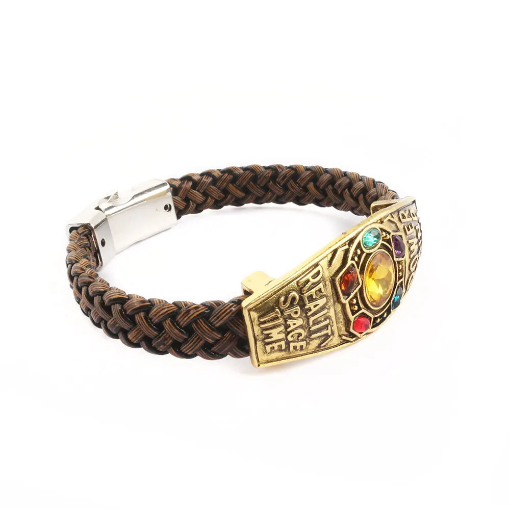 Мстители Endgame Бесконечность браслет для женщин мужчин Мощность Браслет Модные