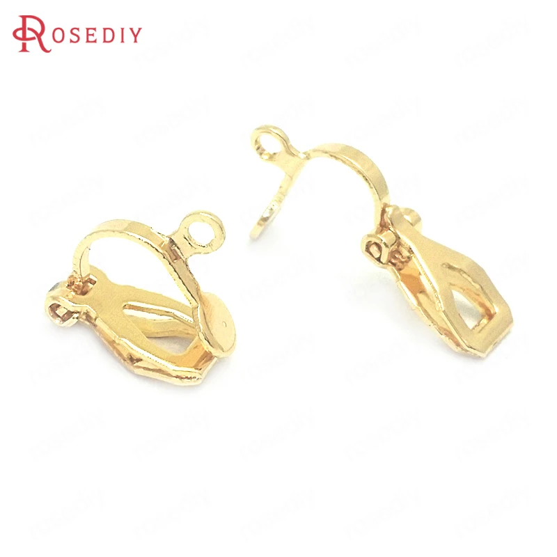 20 шт. латунные зажимы для сережек 4 мм | Украшения и аксессуары