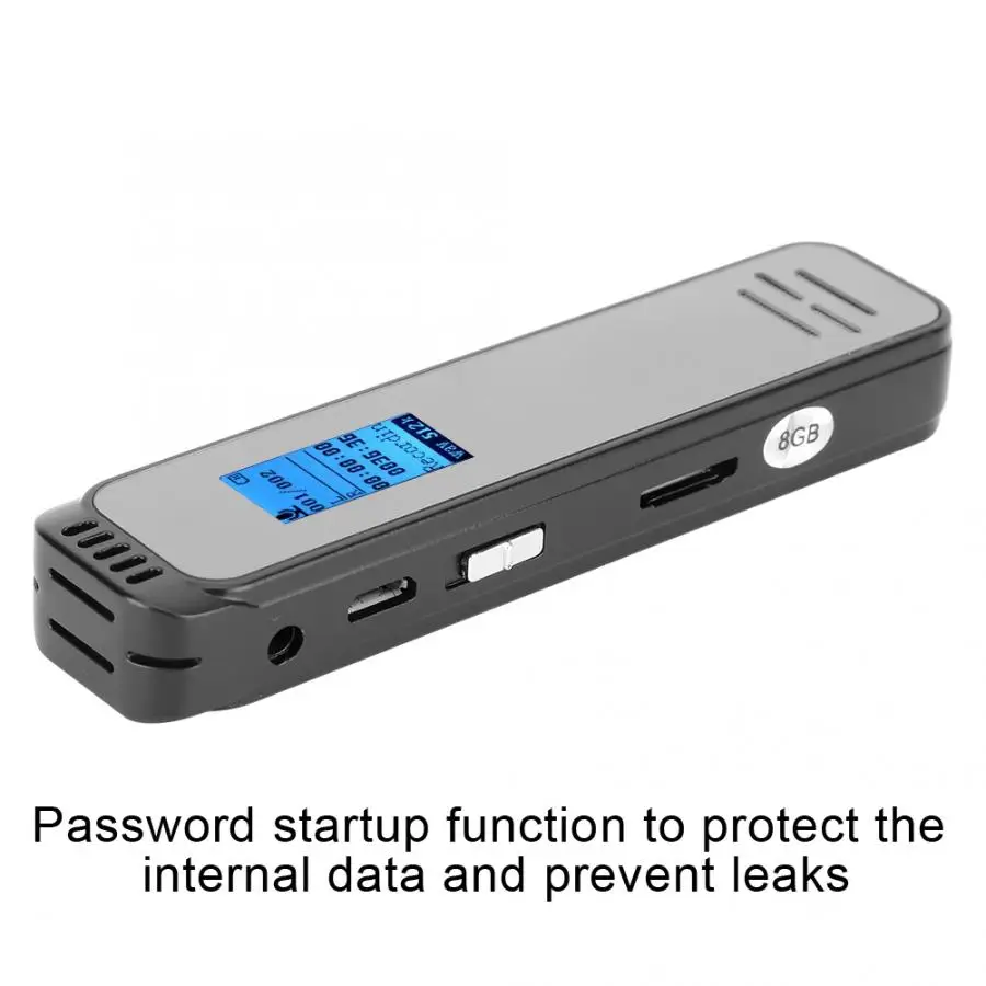 8 ГБ Высокое разрешение без потерь качество звука портативный аудио рекордер