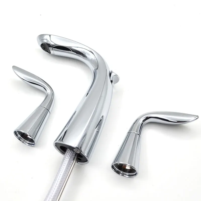 Смеситель для раковины Water Dragon Head K-5313T/5317/99108T-4-CP | Обустройство дома