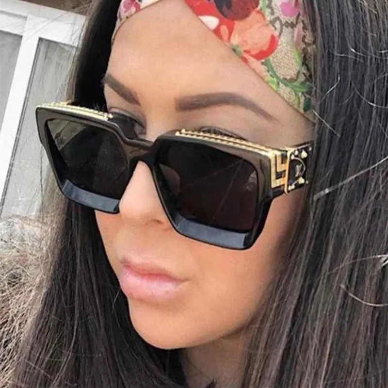 Солнцезащитные очки унисекс в металлической оправе с пластиковой оправой |