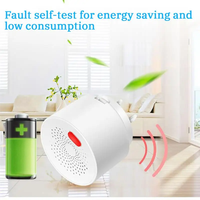 Smart Life Tuya wifi Air Alarm formaldehyde VOC carbon dioxide temperature humidity Sensor Automation Detector US Plug | Инструменты