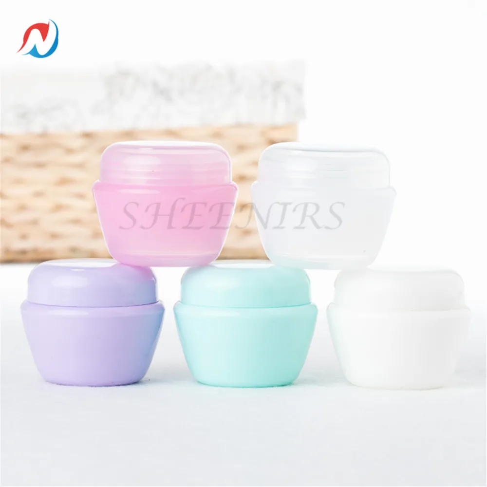 

Sheenirs 12pcs 50g 1.7 Oz 50ML Plastic Jars with Lids and Inner Liners Empty Lotion Containers/Travel Cream Containers for Sugar
