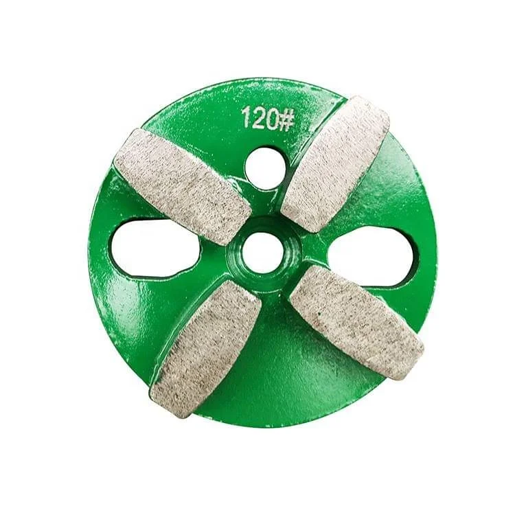 GD64 Four Magnetic Holes Blank Diamond Grinding Plate Concrete Floor Polishing Wheel Disc with Segments 12PCS | Инструменты