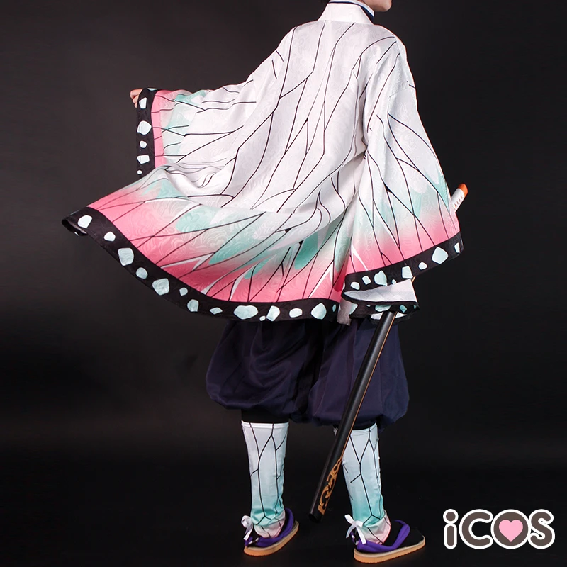 Костюм для косплея Kimetsu no Yaiba костюм рассекающий демонов шинобу полный комплект H|