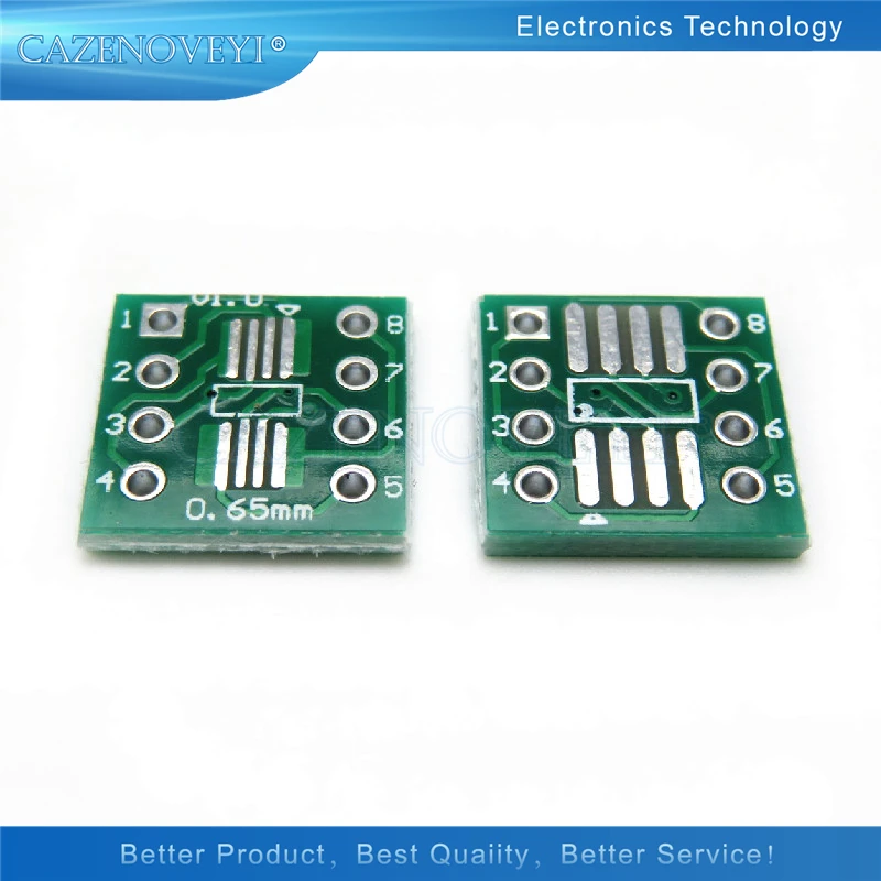 20 шт. / Лот TSSOP8 SSOP8 SOP8 на DIP8 Плата для переноса печатной платы DIP Pin Board Pitch Adapter в