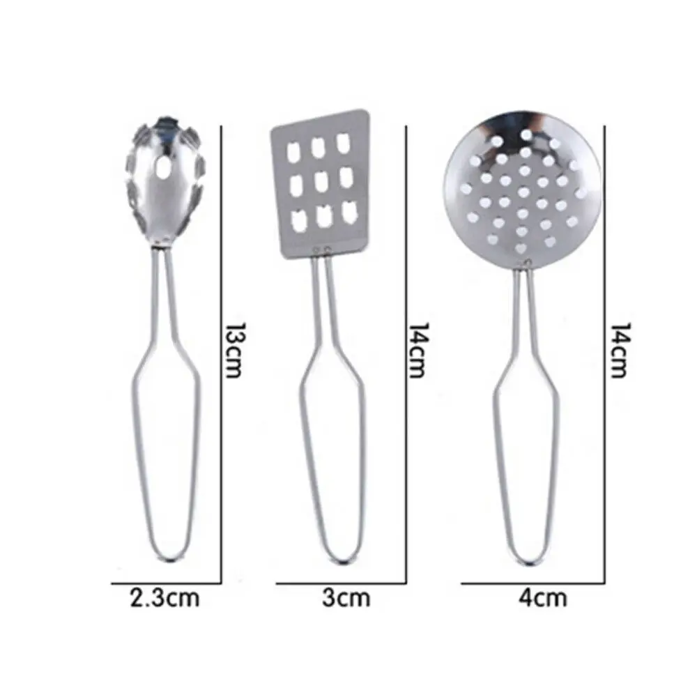 Детский игрушечный набор 13/25 шт. кастрюли и сковороды из нержавеющей стали