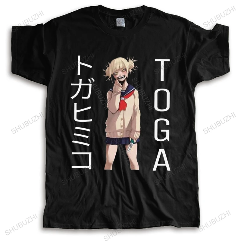

Kawaii Himiko Toga T Shirt for Men Cotton T-shirt Fashion Tee Tops Short Sleeve Japan Anime Manga My Hero Academia Tshirt Merch