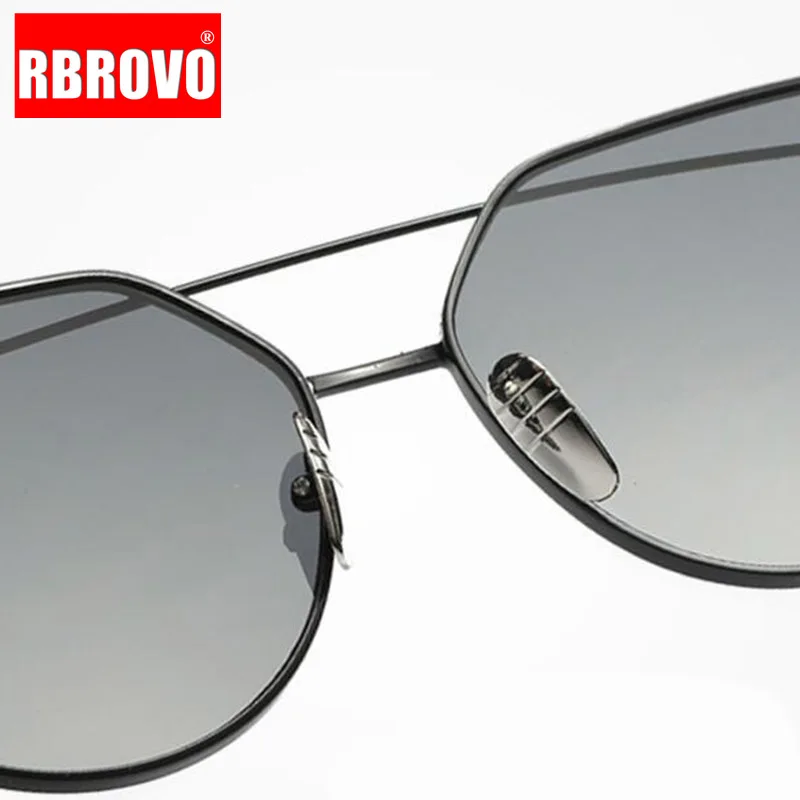 RBROVO, классические женские солнцезащитные очки Cateye, винтажные яркие цвета, металлические очки, уличные очки для покупок, UV400