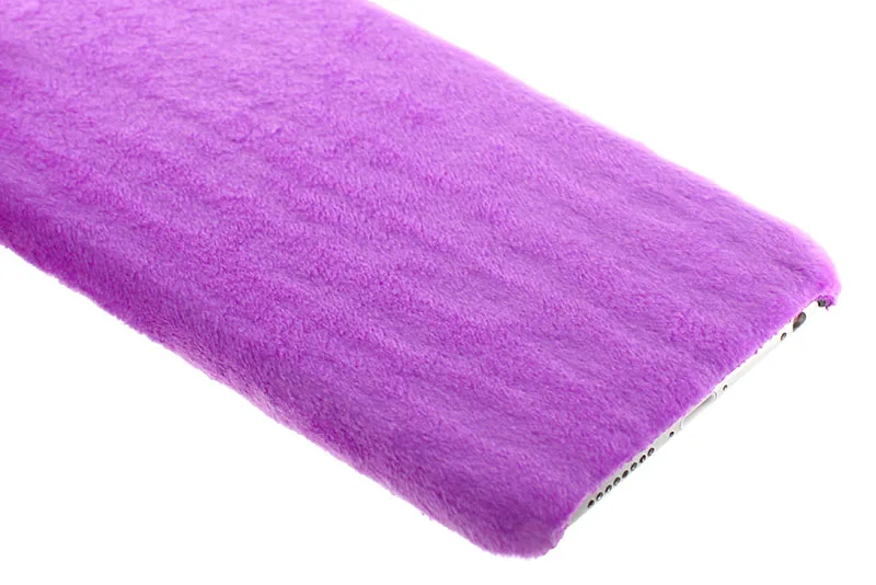 Новый меховой бархатный плюшевый поликарбонатный чехол Honey для iPhone 6 6s Plus 6plus