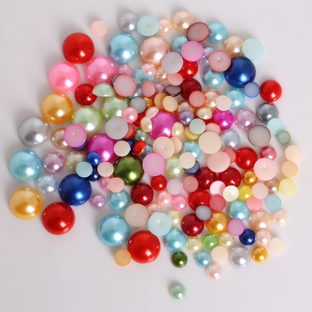 1.5/2/2.5/3/4/5/6/7/8/10/12/14mm Half Round Acrylic Imitation Flatback Pearl Beads for Jewelry Making /Nail Art /Phone Decor | Украшения и