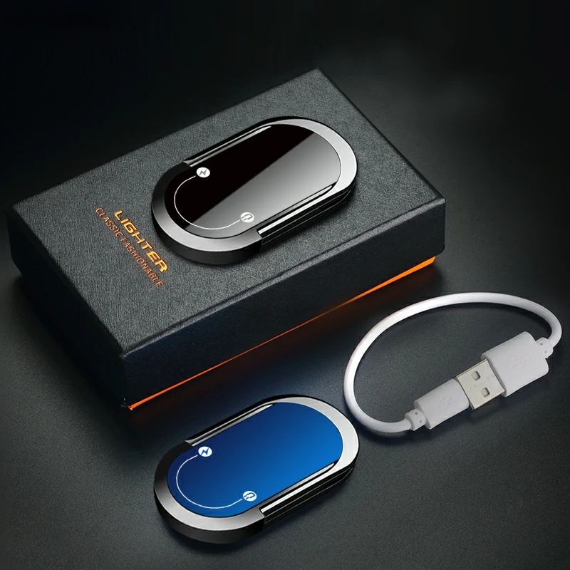 Кольцевая Зажигалка в форме чешуйчатой вольфрамовой проволоки USB удобный