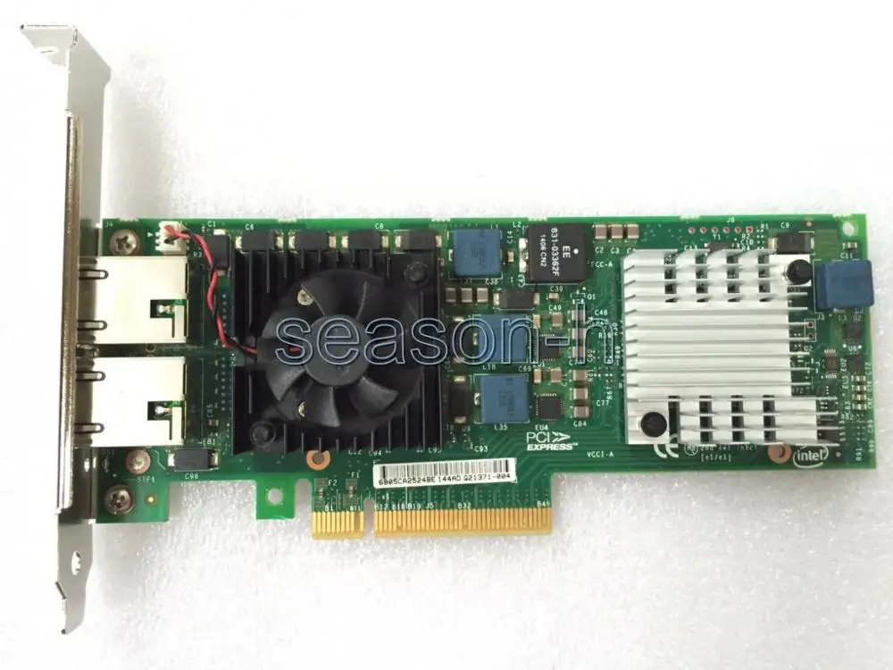 

Dell/Intel JM42W E10G42BT X520-T2 10Gb 10Gbe 10 gigabit Adapter RJ45 0JM42W