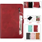 Кожаный чехол на молнии в стиле ретро для Samsung Tab A 9,7, T550, T555, Tab A 10,1, T510, T515, A6, T580, S5E, T720, T725, T380, T350, P200, чехол