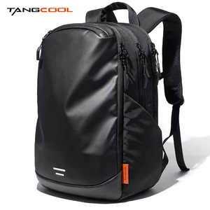 TANGCOOL Laptop Backpack Men 15.6 inch Office Work Men Backpack Business Bag Unisex Black Multifunct