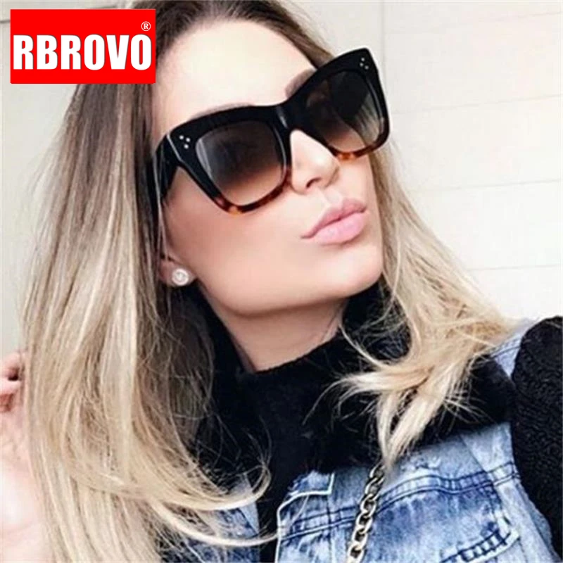 RBROVO 2021 модные квадратные солнцезащитные очки женские дизайнерские роскошные