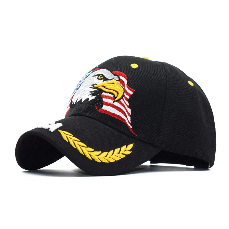 

Fashion USA Flag Baseball Cap Men Women Eagle Snapback Dad Hat Bone Outdoor Casual Sun Golf Hat Trucker Cap Gorras