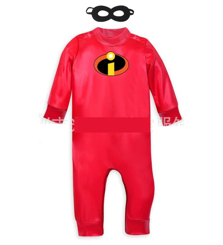 Fancy dress Baby Jack Costume Halloween Mr. Incredible 2 jumpsuit toddllers Cosplay No Hat |