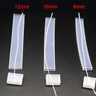 5 м10 м длина силиконовая трубка 8 мм10 мм12 мм IP67 для SMD 5050 3528 3014 5630 WS2815 WS2811 WS2812B В комплект поставки одноцветной светодиодной ленты без защиты от воды светильник