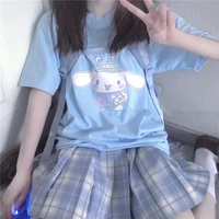 lolita anime t shirt for girls kawaii clothes summer short sleeve tee shirt women oversized tshirt harajuku y2k streetwear