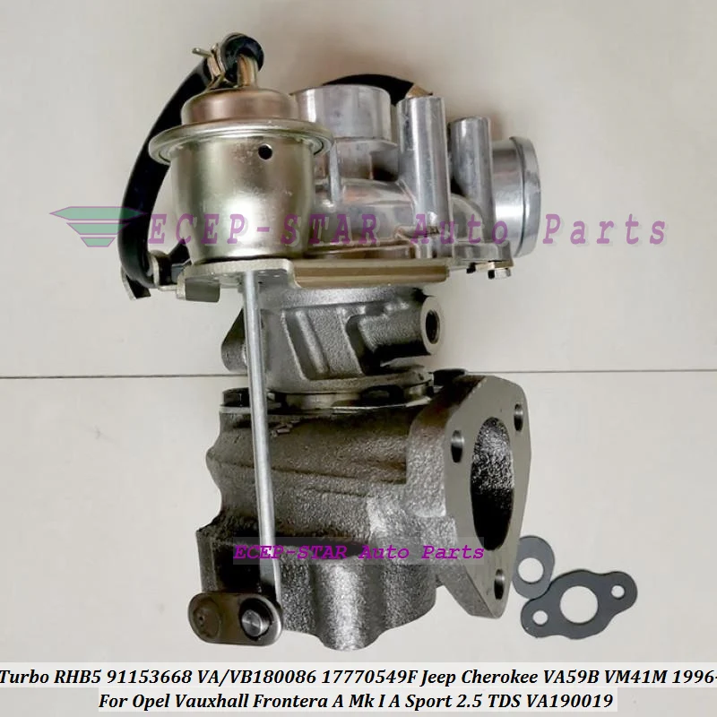 Турбо 4864756 35242061F 4796000 4769180 860025 для Jeep Cherokee VA59B VM41M Opel Vauxhall Frontera A Mk I Sport 2 5