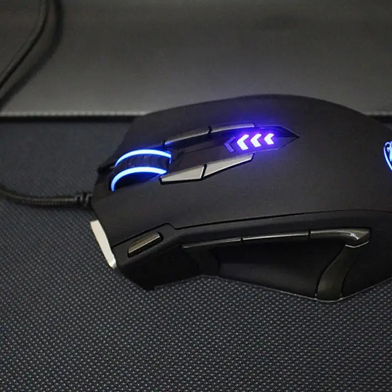 Проводная игровая мышь Z7900 USB коврик отделка с подсветкой тяжелая для ПК