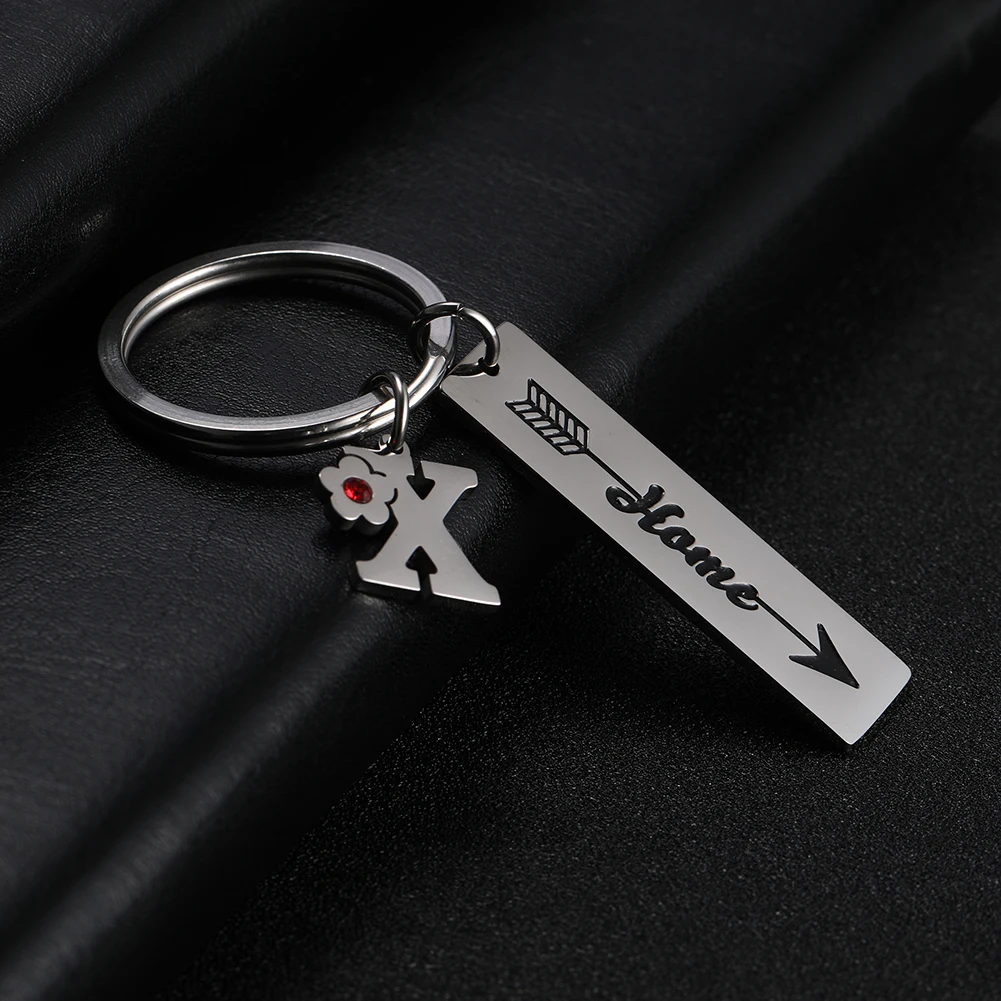 26 Алфавит буквы любовь стрела домашний любовник из нержавеющей стали для мужчин