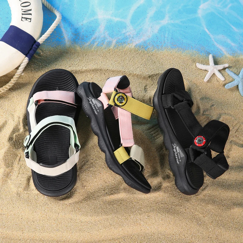 

xwwdvv Children's Sandals Retro Fashion Boys Girls Shoes EVA Sole Comfortable Kids Shoes Wear-resistant Non-slip Footwear