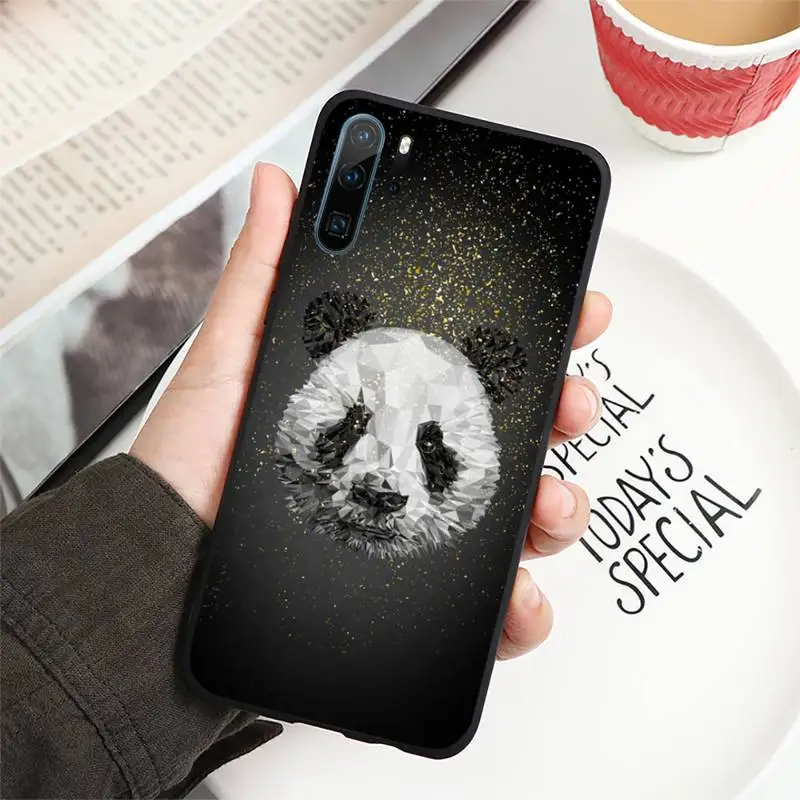 

Cute panda Phone Case For Huawei P40 P20 P30 lite Pro P Smart 2019 Mate 40 20 10 Lite Pro Nova 5t