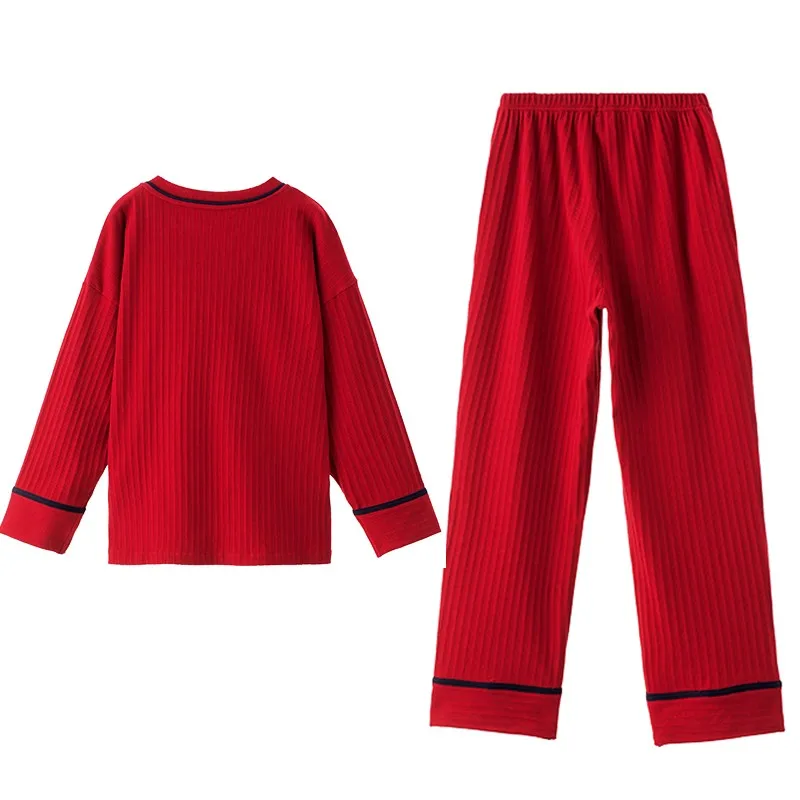 

Tonngirls Print Sleepwear Women Cotton Pajamas Nightwear Casual Long Sleeve Pijama Mujer Plus Size Homewear Suit Korean Spring