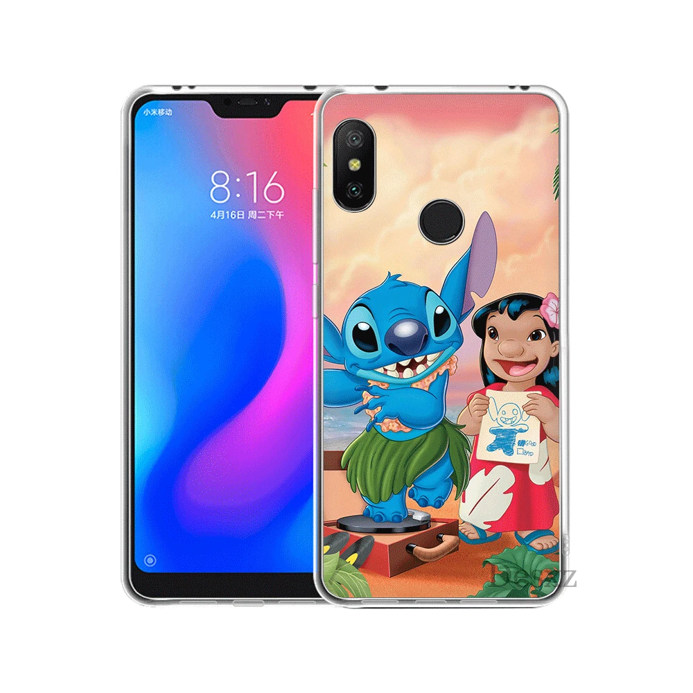 Мобильный чехол для телефона Redmi 7A K20 7 GO 4 Prime 3S 3 Pro 4A 4X5 5A Plus 6 6A Твердый Лило и Ститч |