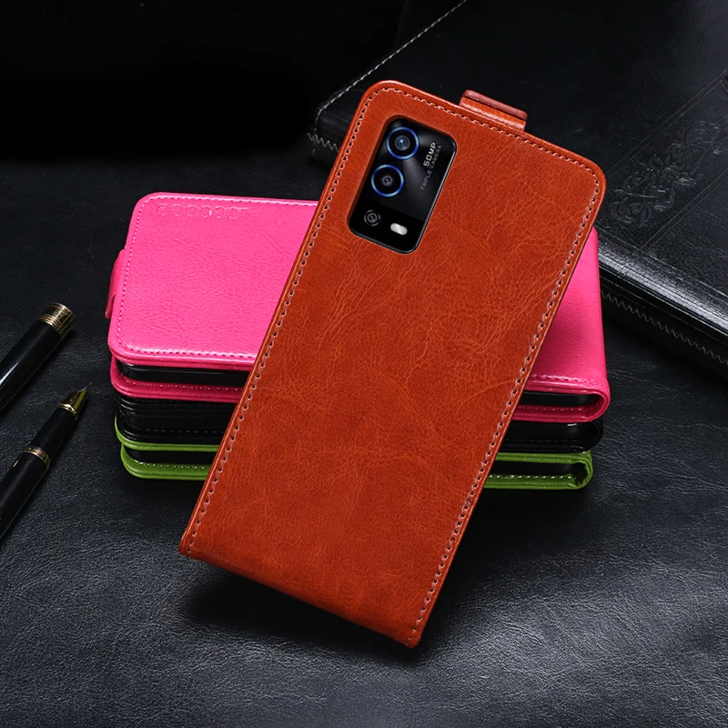 

IDEWEI For OPPO A55 4G Case Cover Luxury Leather Flip Case For OPPO CPH2325 Phone Case Back Cover