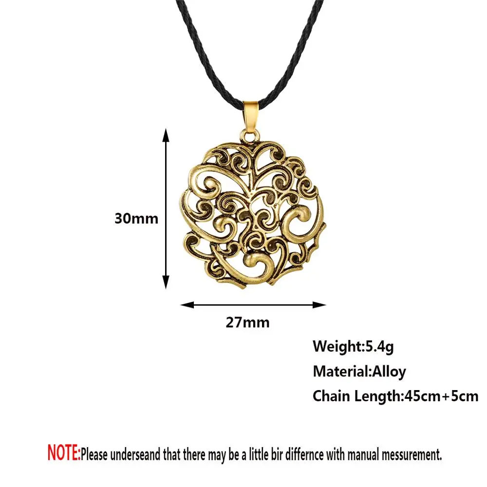 Chandler готическое рок Филигранное ожерелье с дисками Европейский классический