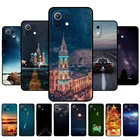 Чехол для xiaomi Mi 11 Mi 11 Lite 5G 4G Mi 11i, задняя крышка для телефона xiaomi 11 11 Lite 5G NE, силиконовый черный чехол из ТПУ с Луной, крутой