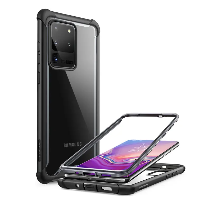 

For Samsung Galaxy S20 Ultra Case/S20 Ultra 5G Case (2020) Ares Full-Body Rugged Clear Case WITHOUT Built-in Screen Protector