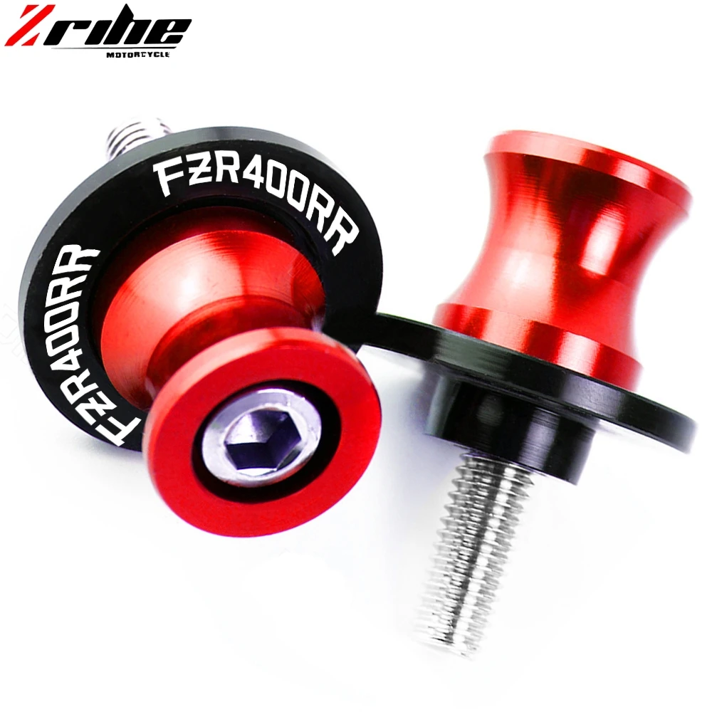 

For YAMAHA FZR400RR FZR 400RR FZR400 RR YZF R1 FZ1 FAZER Motorcycle Accessories CNC Swingarm Sliders Spools Stand Screws